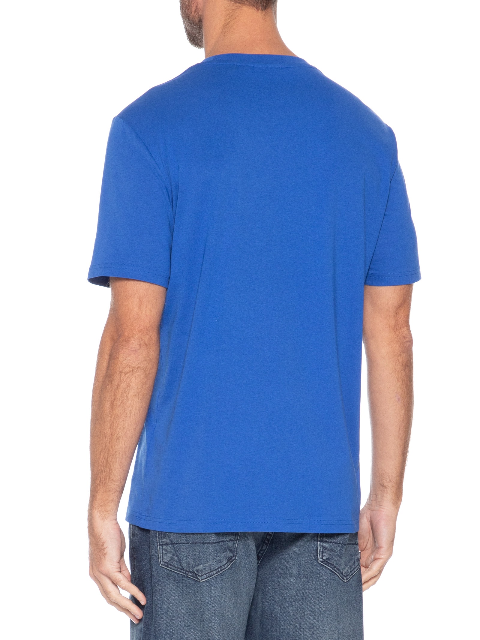 Camiseta Masculina Manga Curta Nesptee Azul Hugo