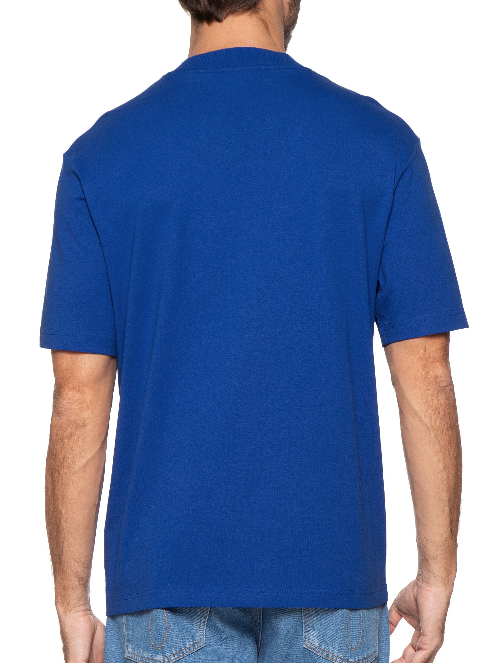 Camiseta Masculina Manga Curta Nieros Azul Hugo
