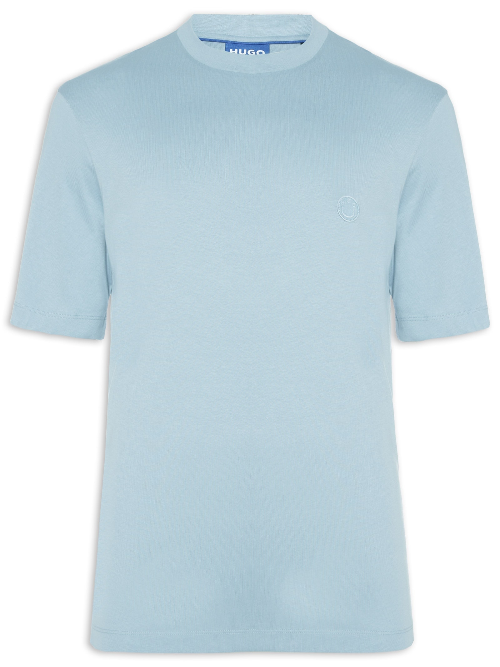 Camiseta Masculina Manga Curta Niley Azul Hugo