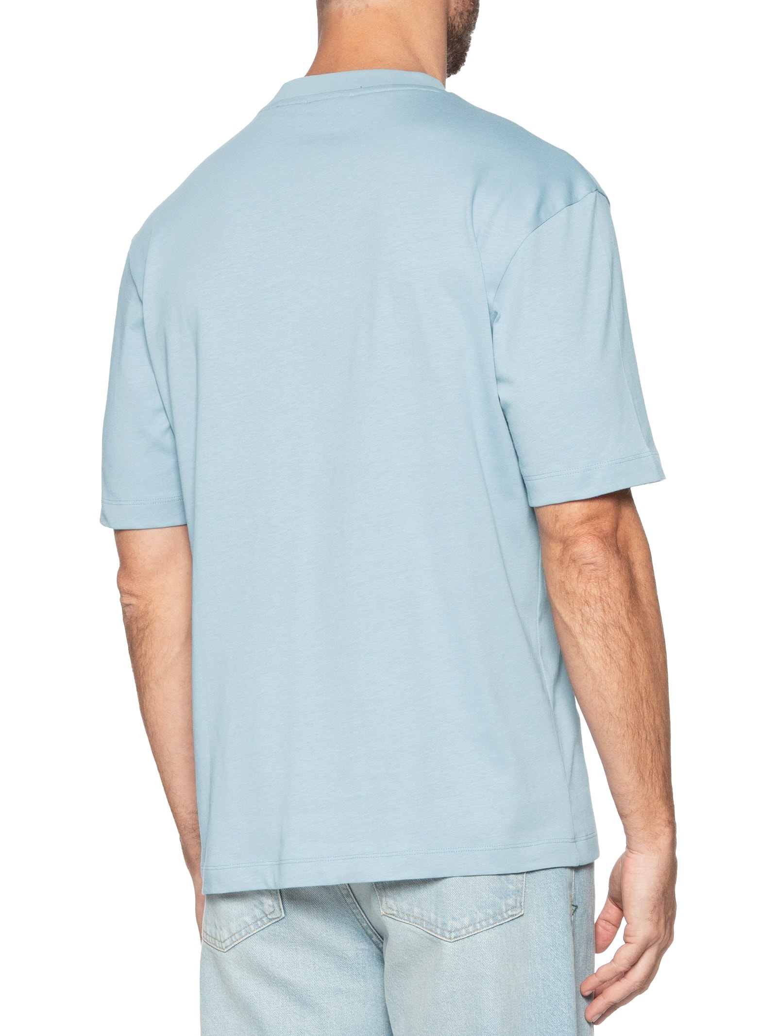 Camiseta Masculina Manga Curta Niley Azul Hugo