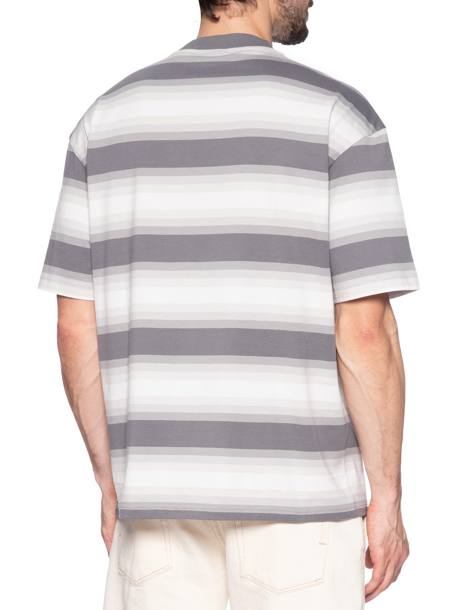 Camiseta Masculina Manga Curta Nisote Cinza Hugo