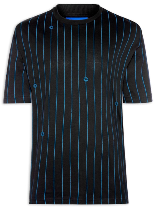 Camiseta Masculina Manga Curta Norayati - Preto