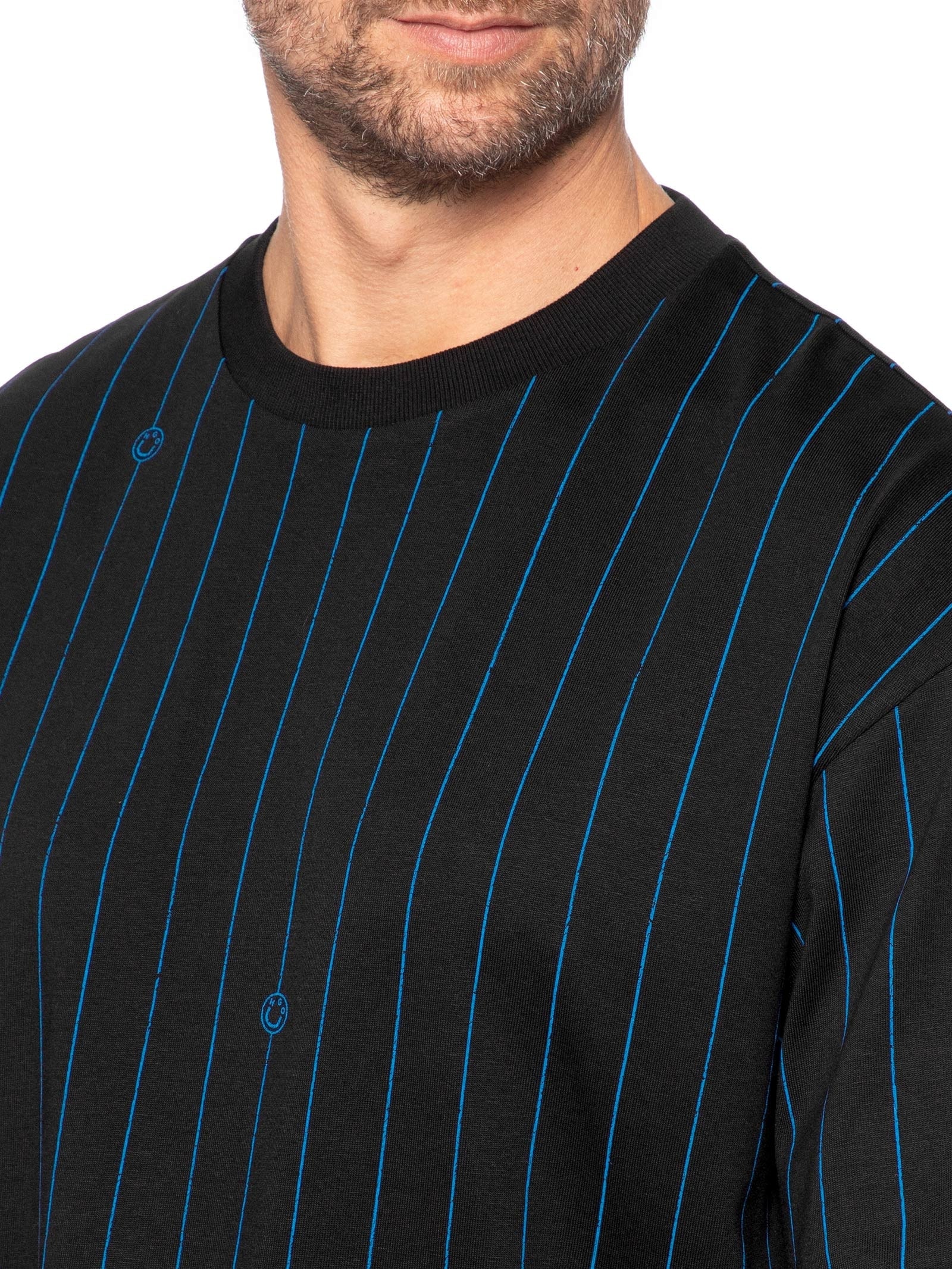 Camiseta Masculina Manga Curta Norayati Preto Hugo