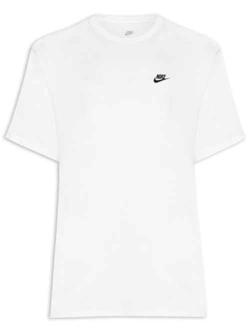 Camiseta Masculina Manga Curta Nsw Tee Club Max – Branco