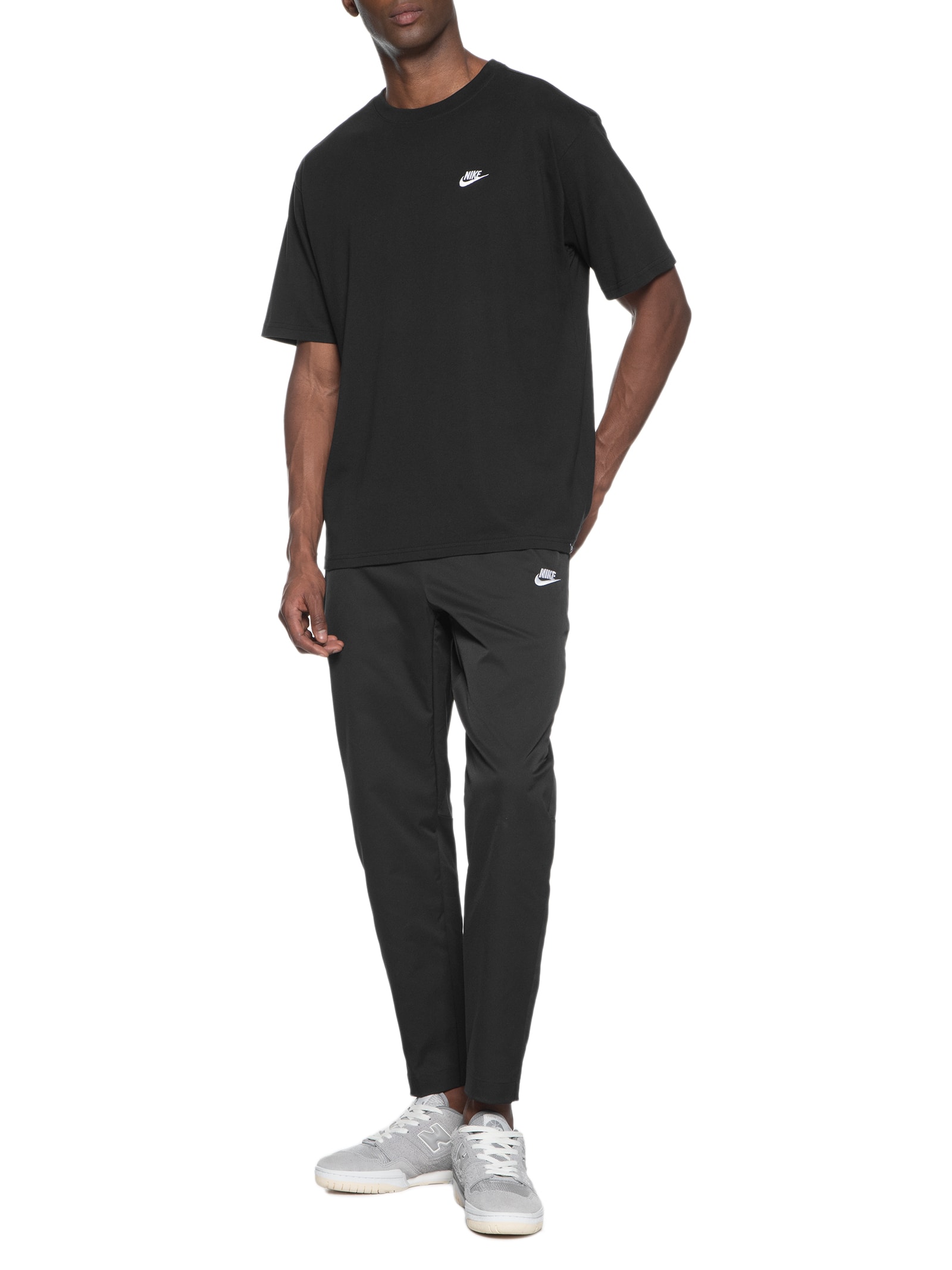 Camiseta Masculina Manga Curta Nsw Tee Club Max Preto Nike