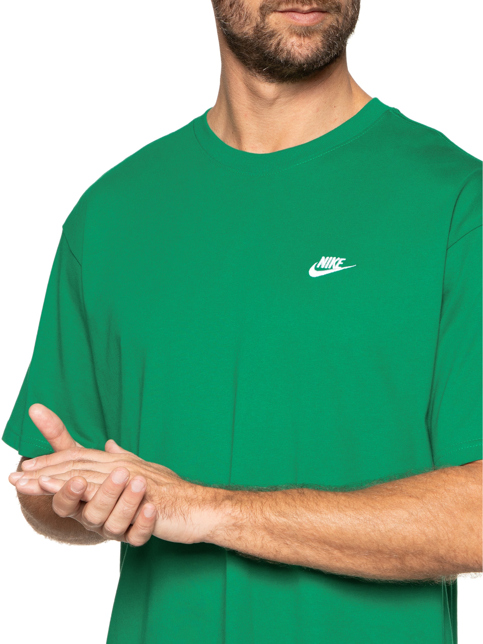 Camiseta Masculina Manga Curta Nsw Tee Club Max - Nike - Verde