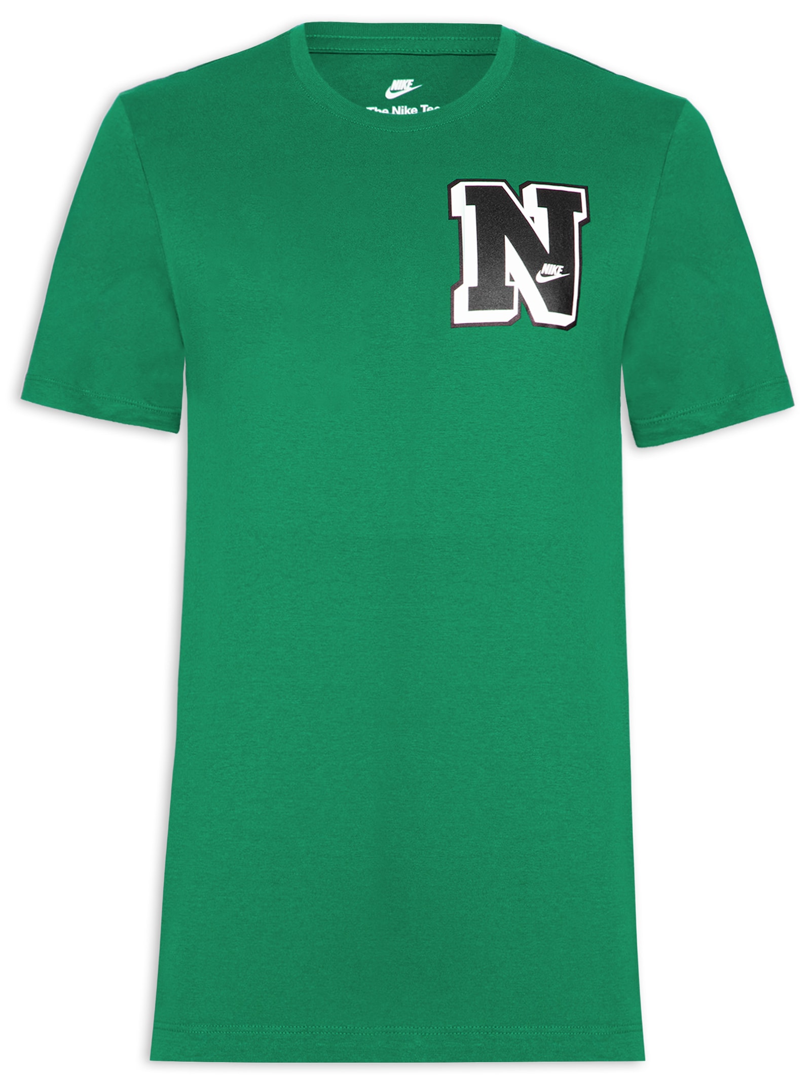 Nike - Camiseta Masculina Manga Curta Nsw Tee Club Ssnl - Verde