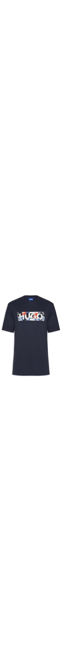 Camiseta Masculina Manga Curta Nugix - Azul