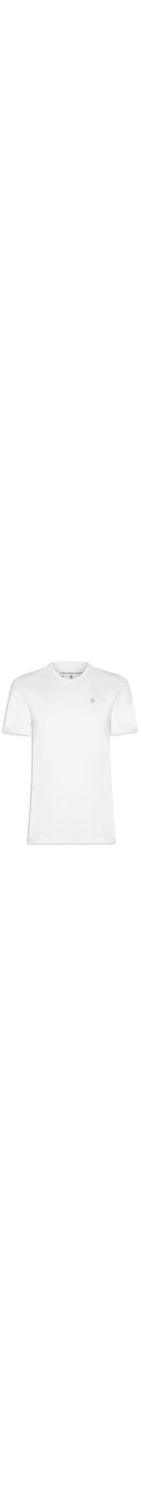 Camiseta Masculina Manga Curta Omega Peito - Branco
