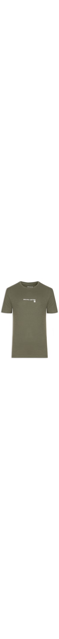 Camiseta Masculina Manga Curta Orgânico Cotton - Verde
