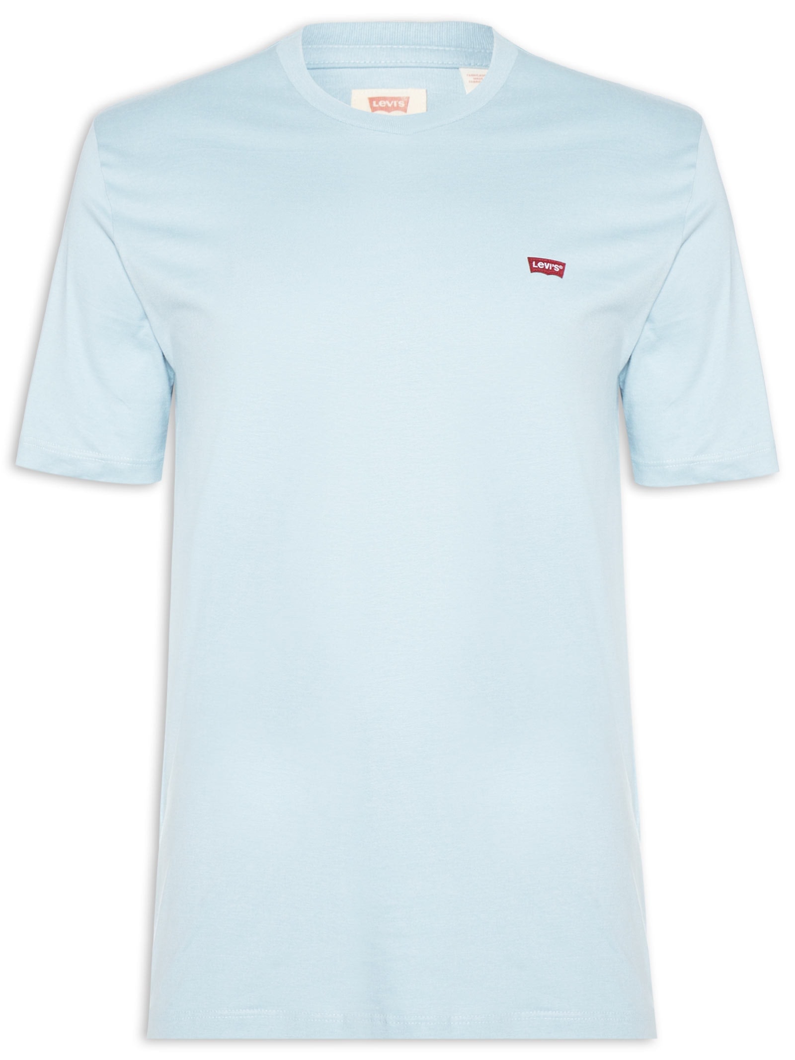 Camiseta Masculina Manga Curta Original Housemark Com Logo Azul Levi's