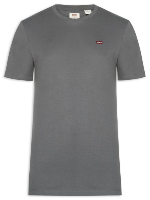 Camiseta Masculina Manga Curta Original Housemark Com Logo – Cinza