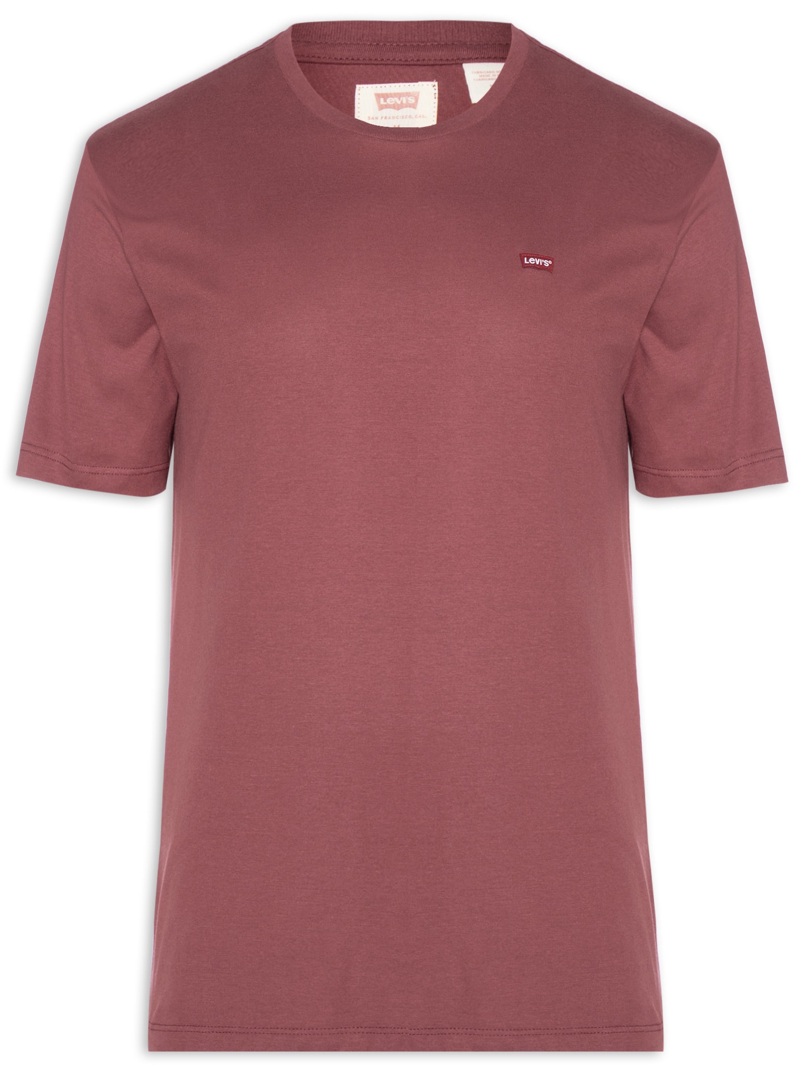 Camiseta Masculina Manga Curta Original Housemark Com Logo Vermelho Levi's