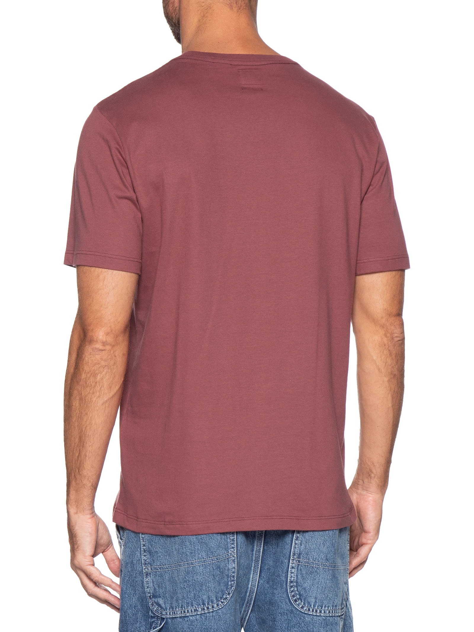 Camiseta Masculina Manga Curta Original Housemark Com Logo Vermelho Levi's