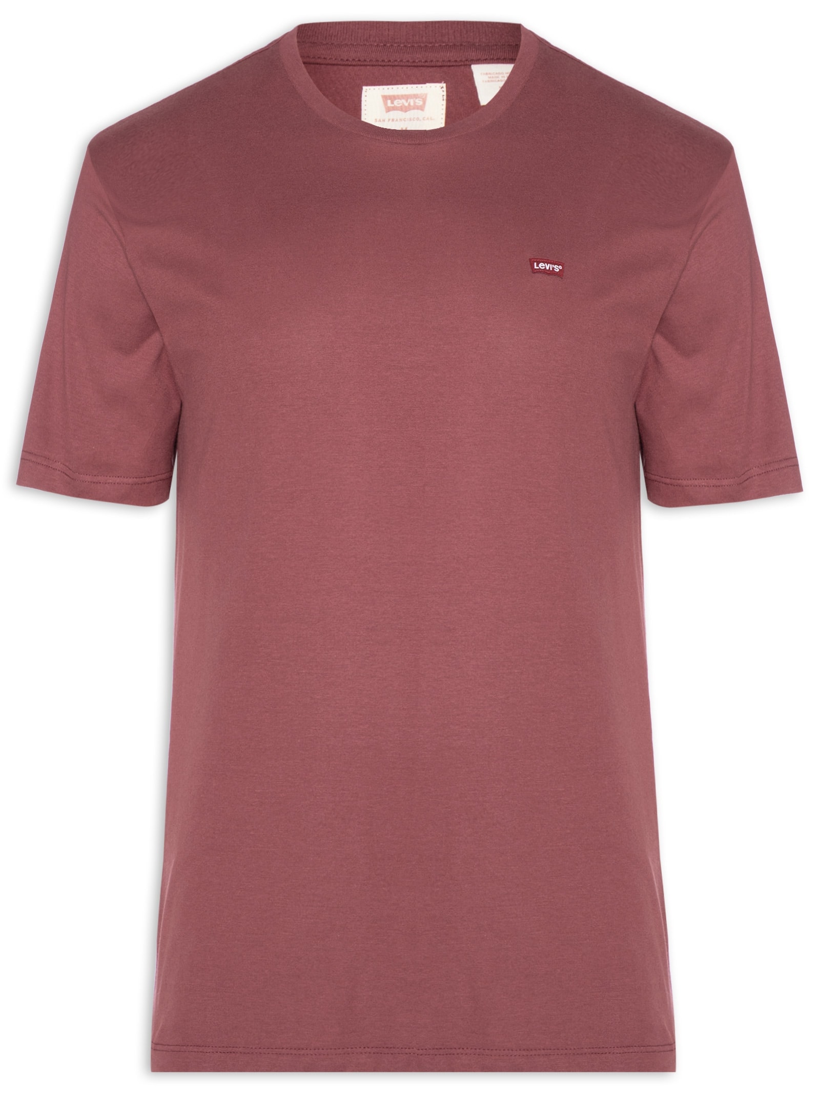 Camiseta Masculina Manga Curta Original Housemark Com Logo Vermelho Levi's