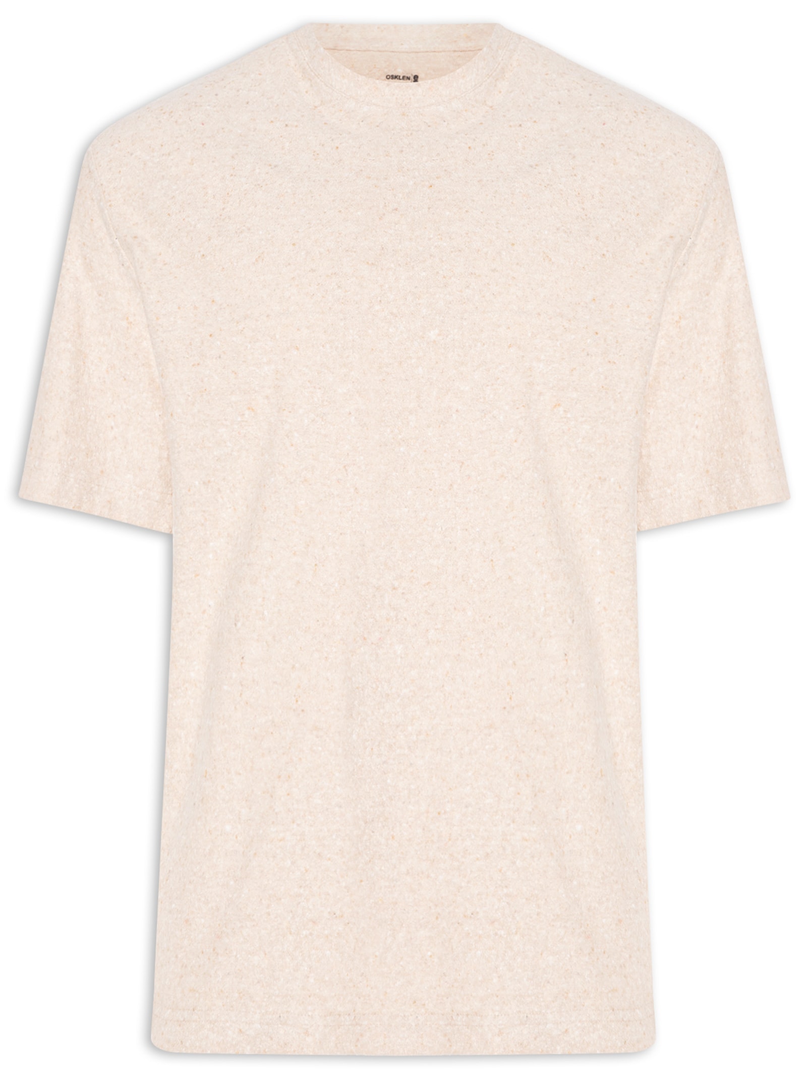 Camiseta Masculina Manga Curta Over Eco Bege Osklen