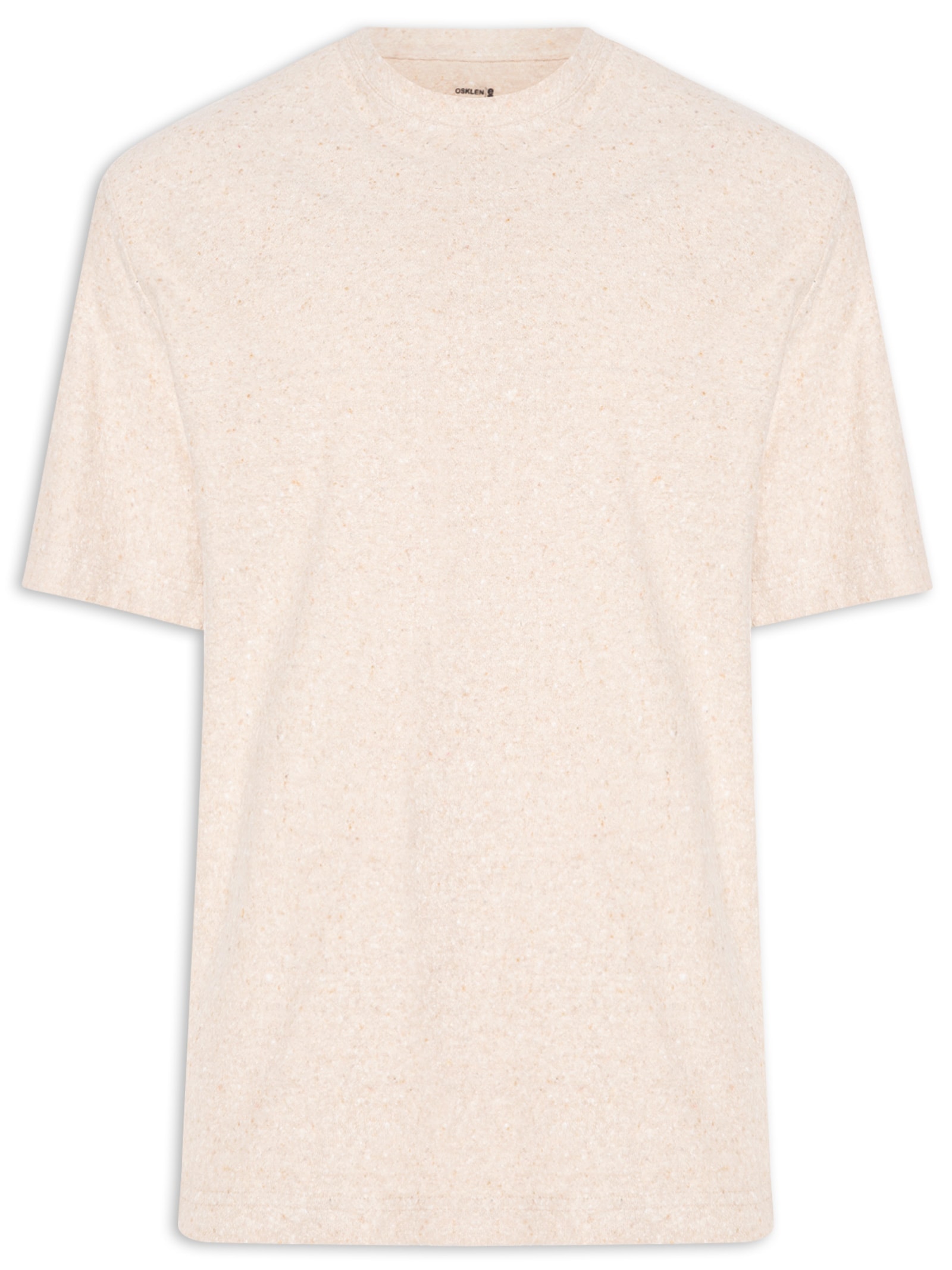 Camiseta Masculina Manga Curta Over Eco Bege Osklen