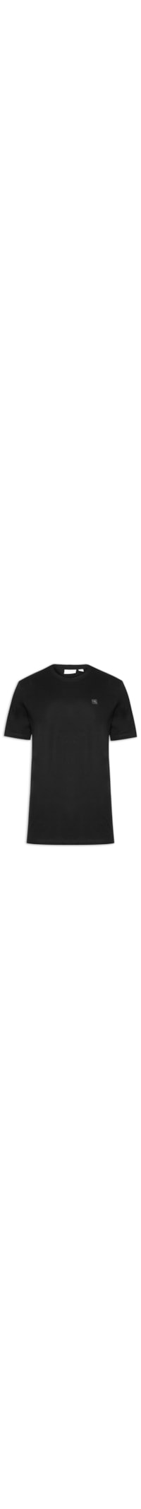 Camiseta Masculina Manga Curta Patch - Preto