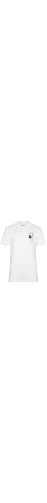 Camiseta Masculina Manga Curta Photos Nature - Branco