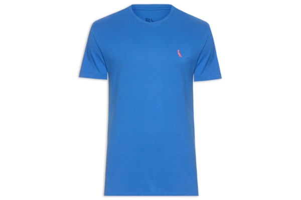 Camiseta Masculina Manga Curta Pica-Pau Vermelho – Azul