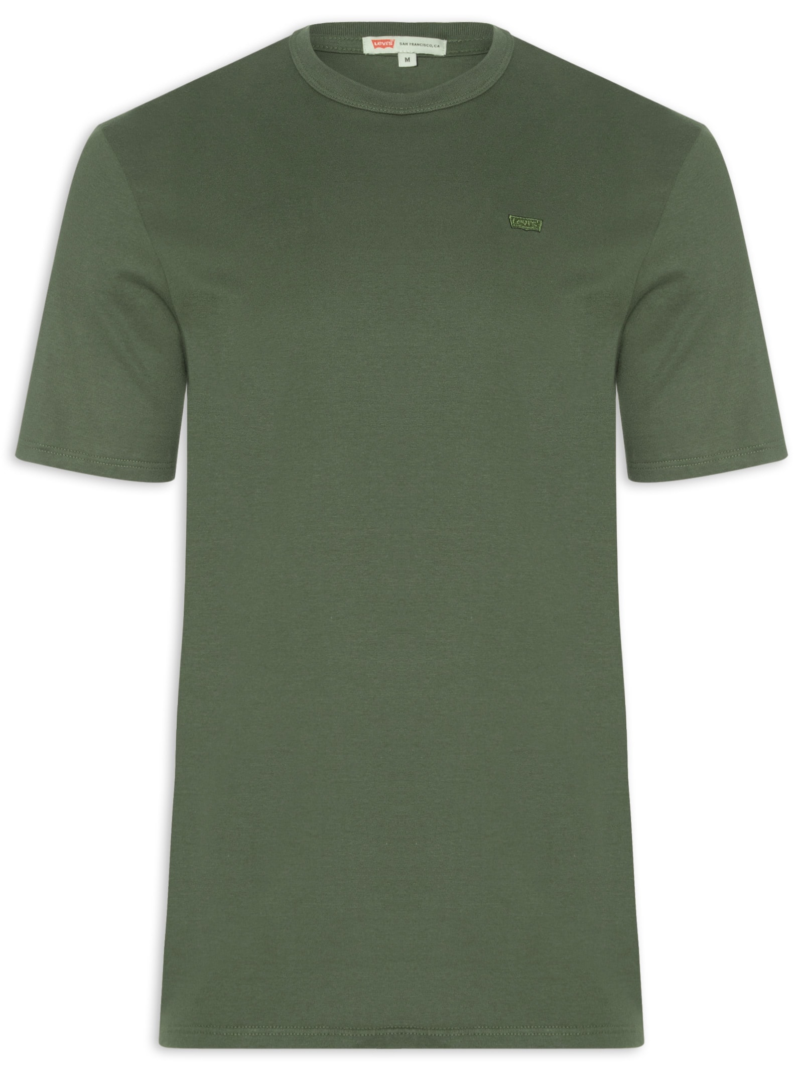 Camiseta Masculina Manga Curta Pima Icon Tee Verde Levi's