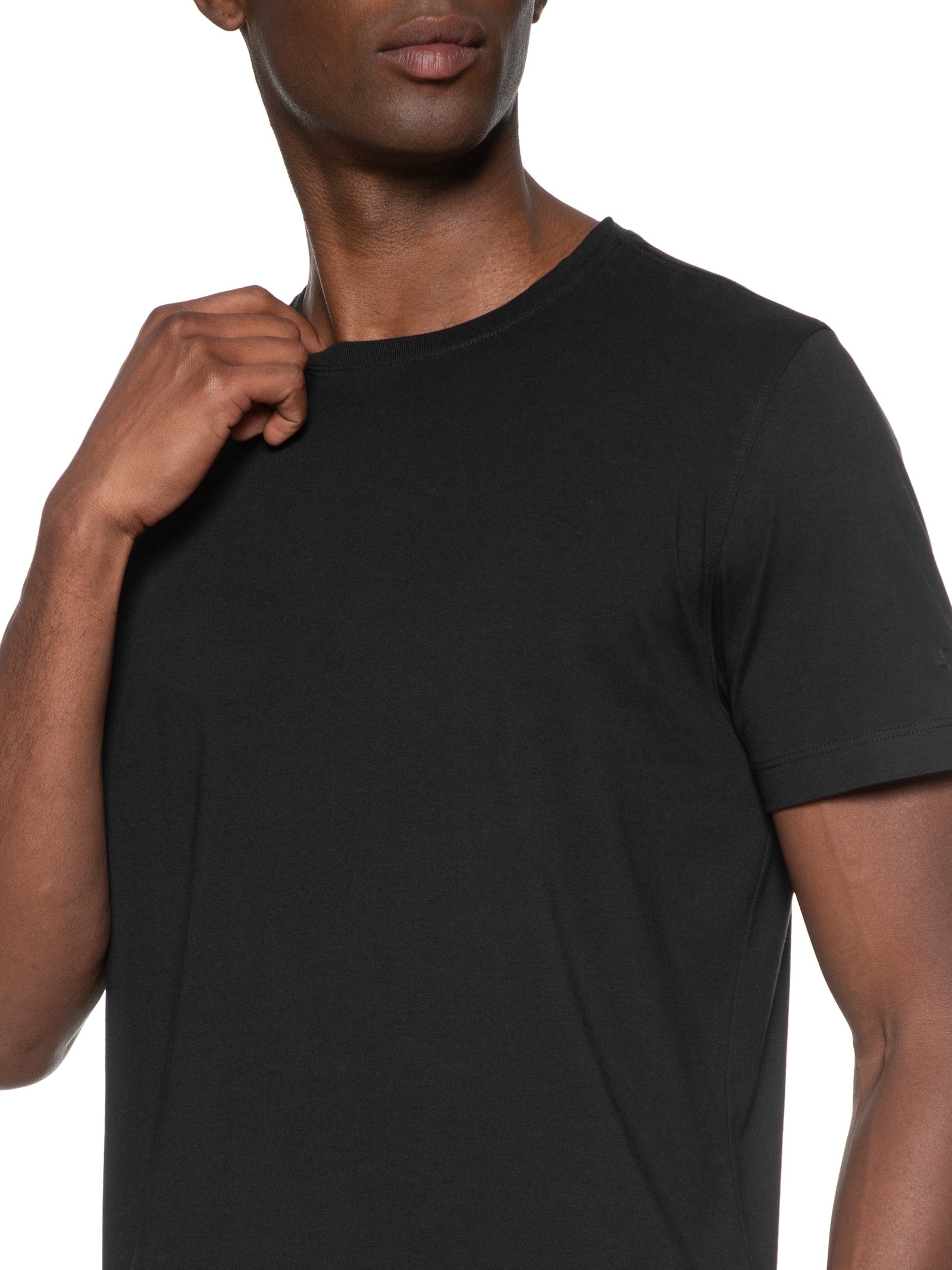 Camiseta Masculina Manga Curta Pima Performing Preto Urban