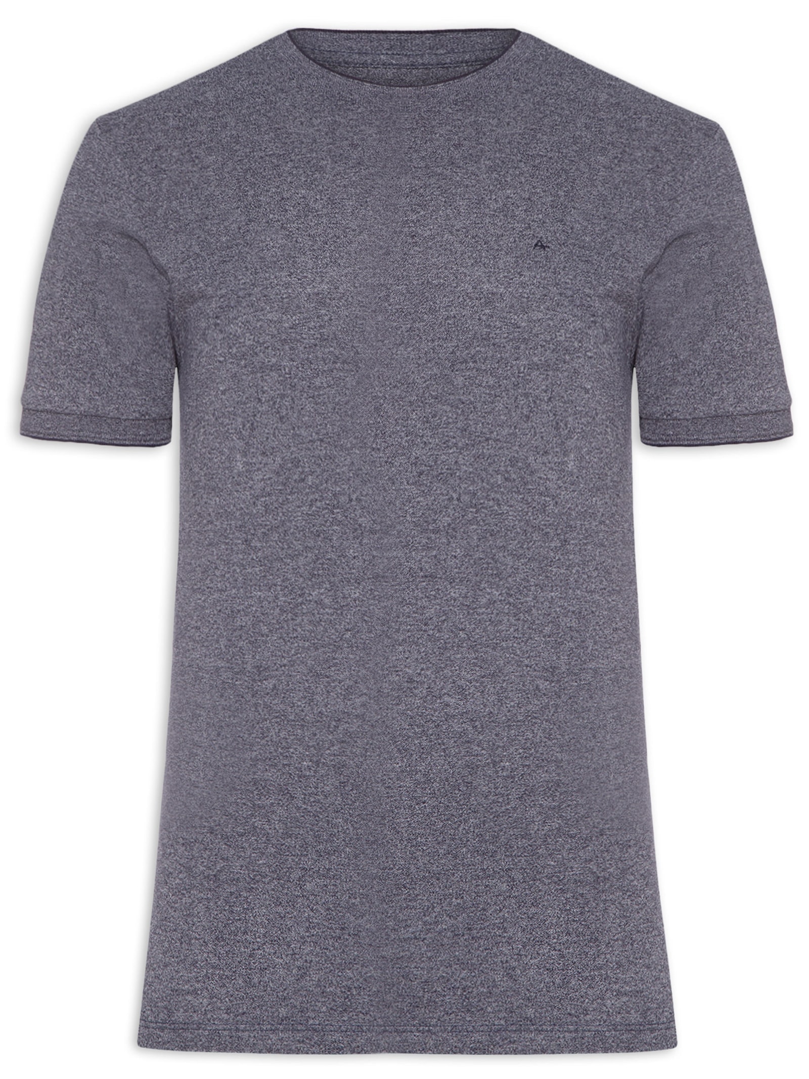 Camiseta Masculina Manga Curta Piquet Moline Azul Aramis