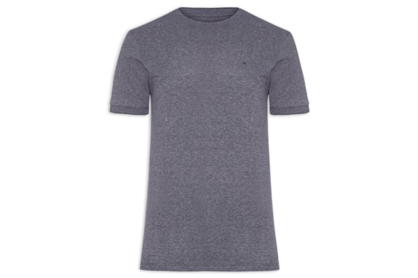 Camiseta Masculina Manga Curta Piquet Moline - Azul