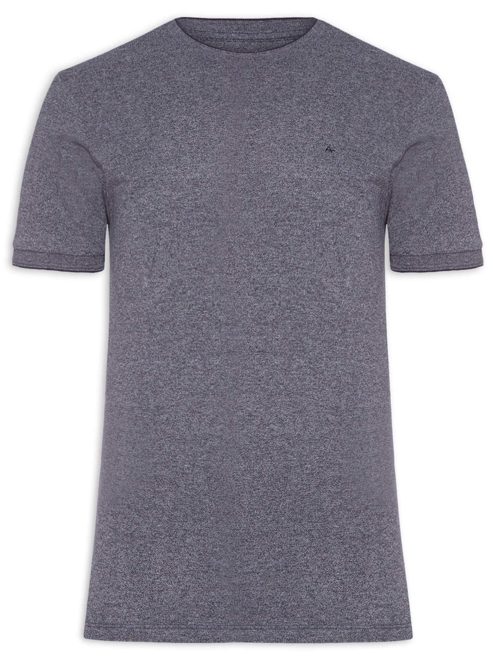 Camiseta Masculina Manga Curta Piquet Moline Azul Aramis