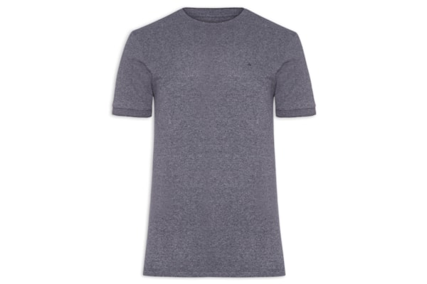 Camiseta Masculina Manga Curta Piquet Moline - Azul