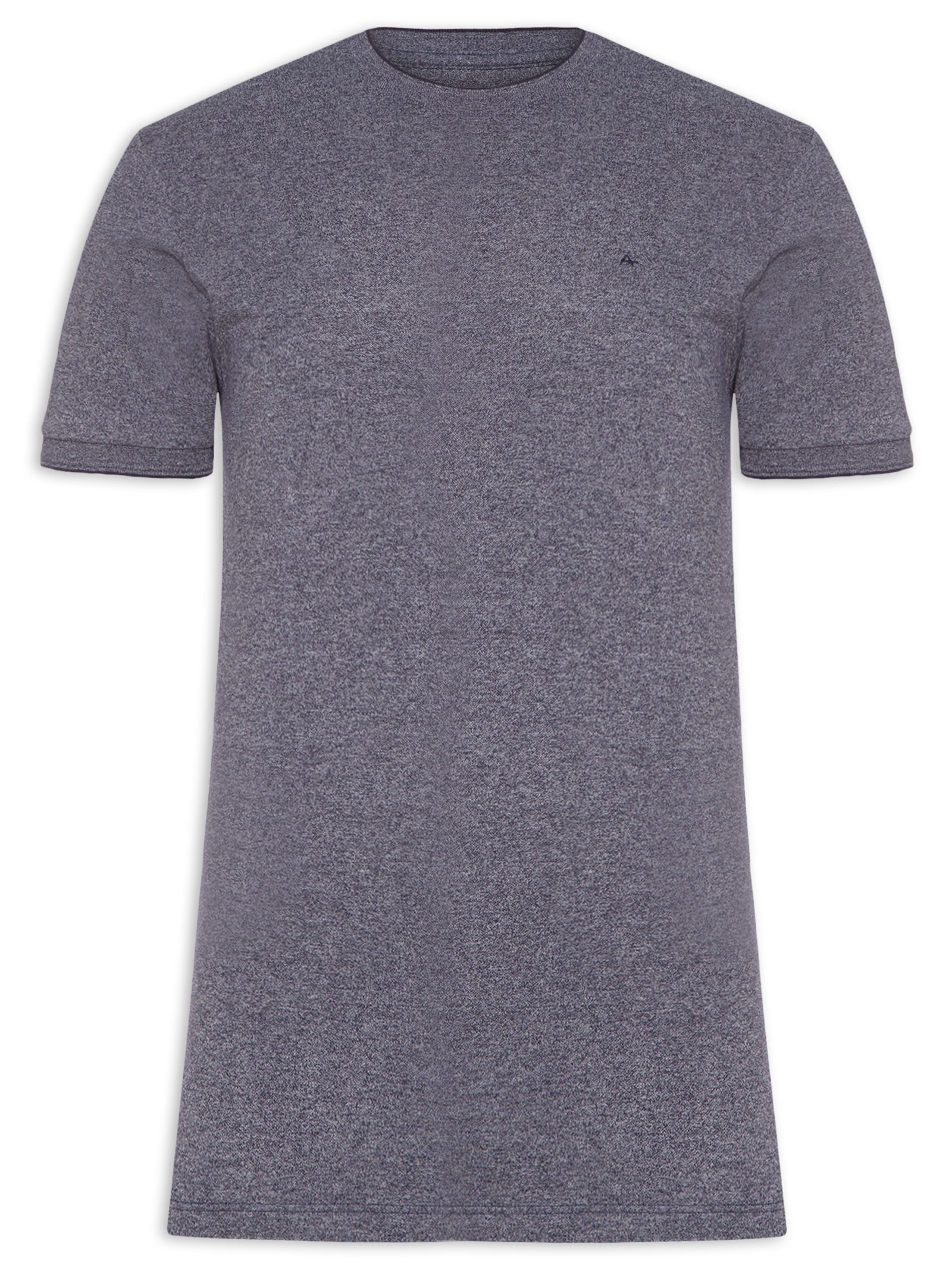 Camiseta Masculina Manga Curta Piquet Moline Azul Aramis