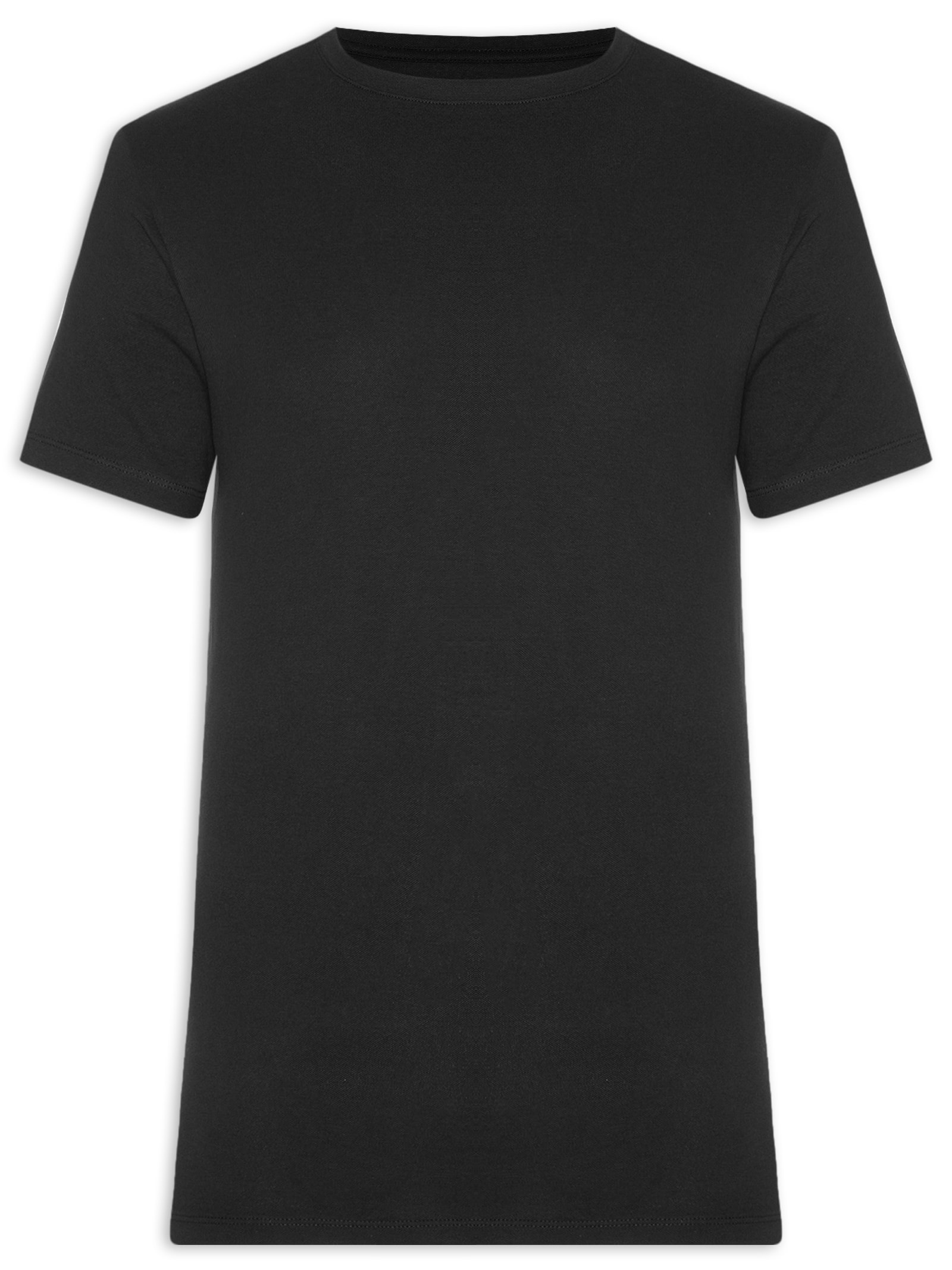 Camiseta Masculina Manga Curta Piquet Pima Preto Foxton