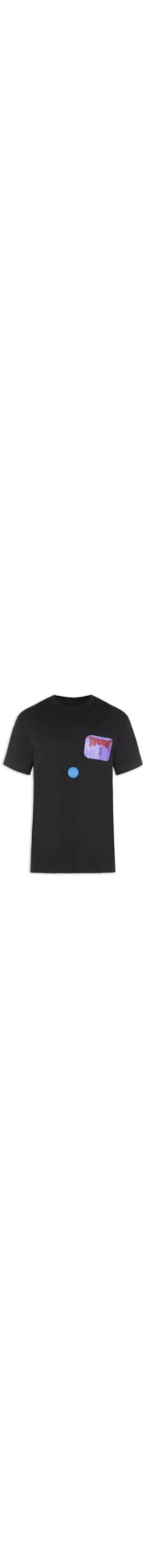 Camiseta Masculina Manga Curta - Preto