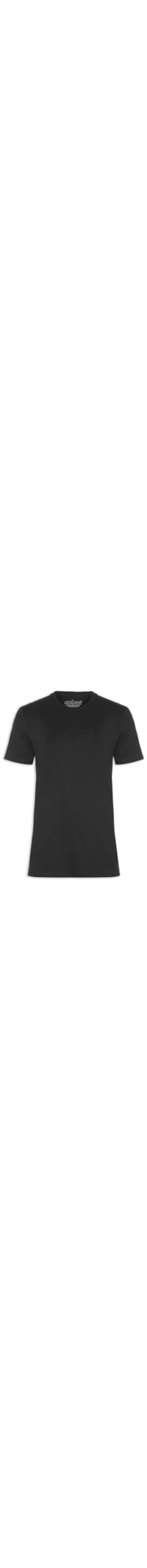 Camiseta Masculina Manga Curta - Preto