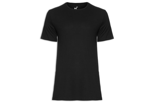 Camiseta Masculina Manga Curta - Preto