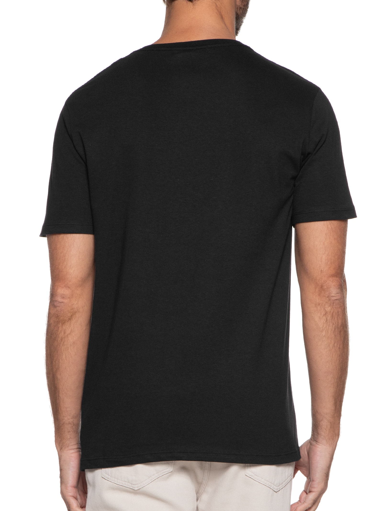 Camiseta Masculina Manga Curta Preto Hering
