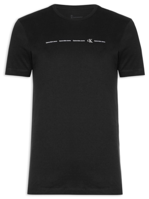 Camiseta Masculina Manga Curta – Preto