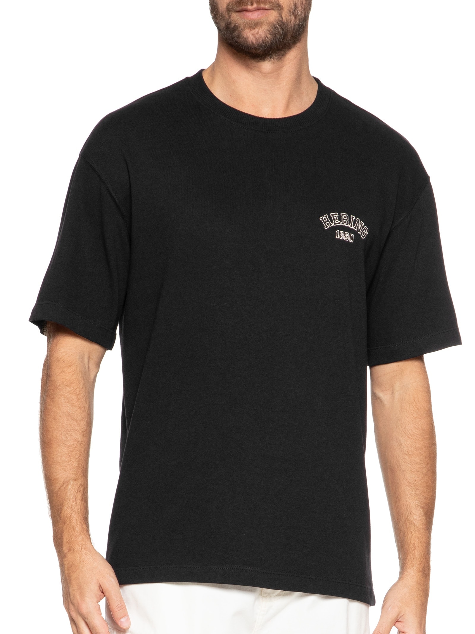 Camiseta Masculina Manga Curta - Hering - Preto