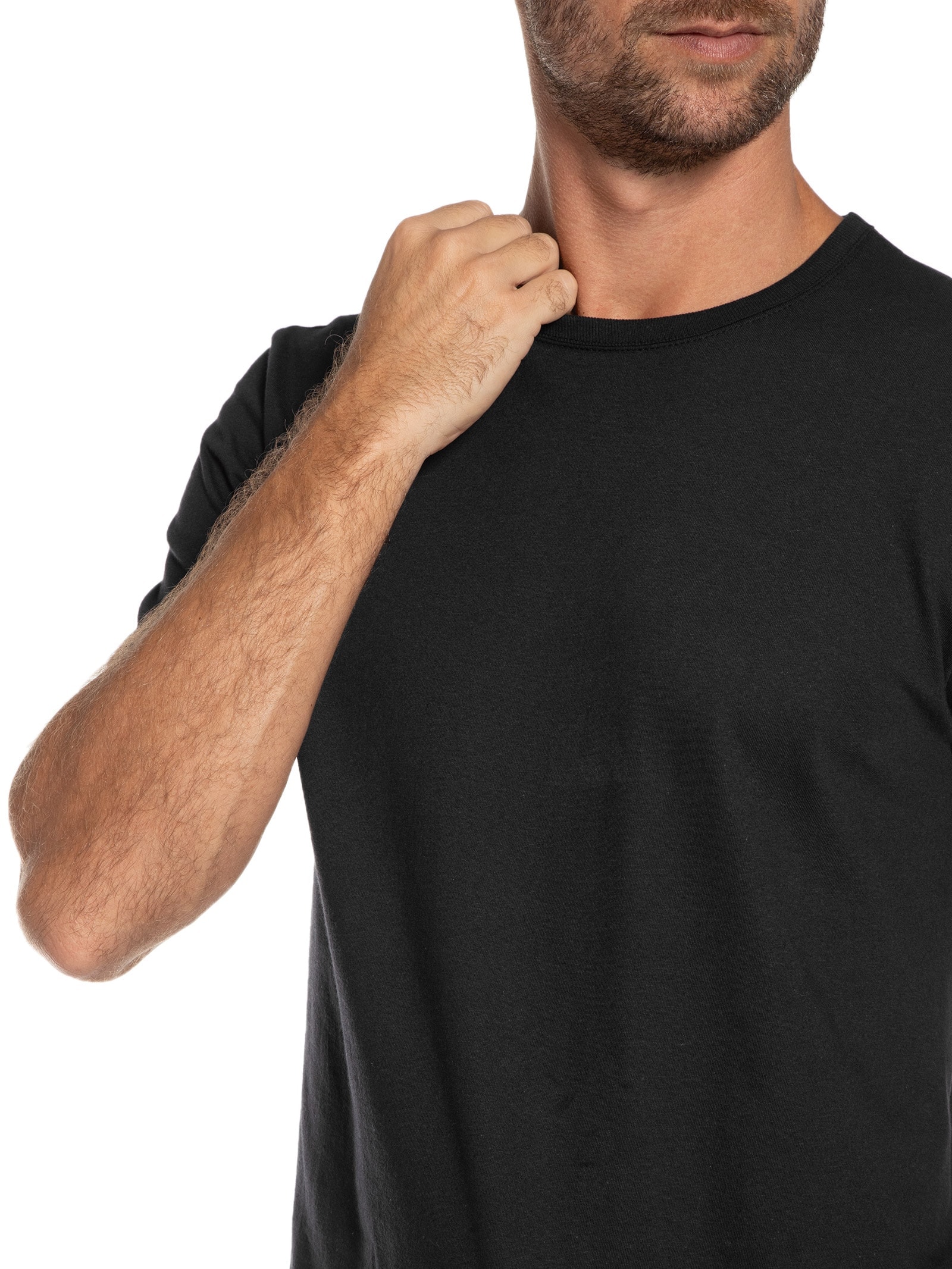 Camiseta Masculina Manga Curta Preto Hering