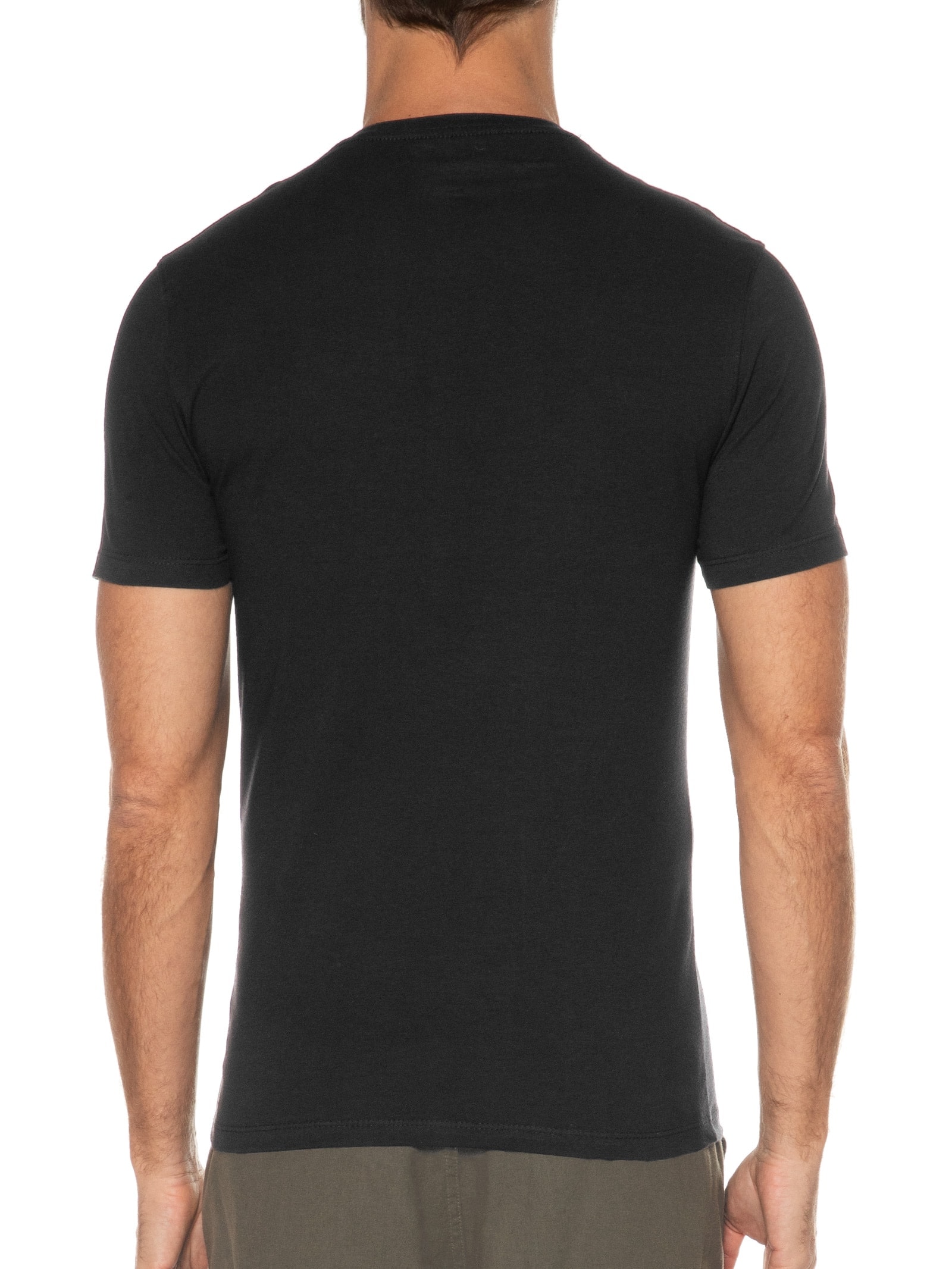 Camiseta Masculina Manga Curta Preto Hering