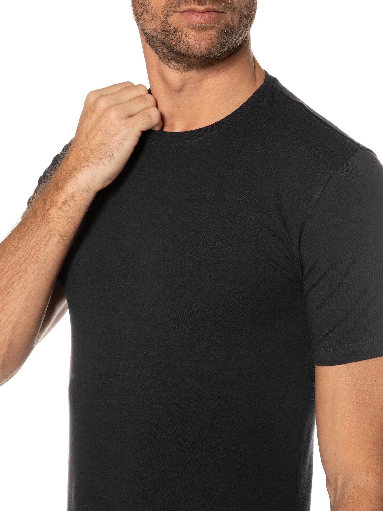 Camiseta Masculina Manga Curta Preto Hering