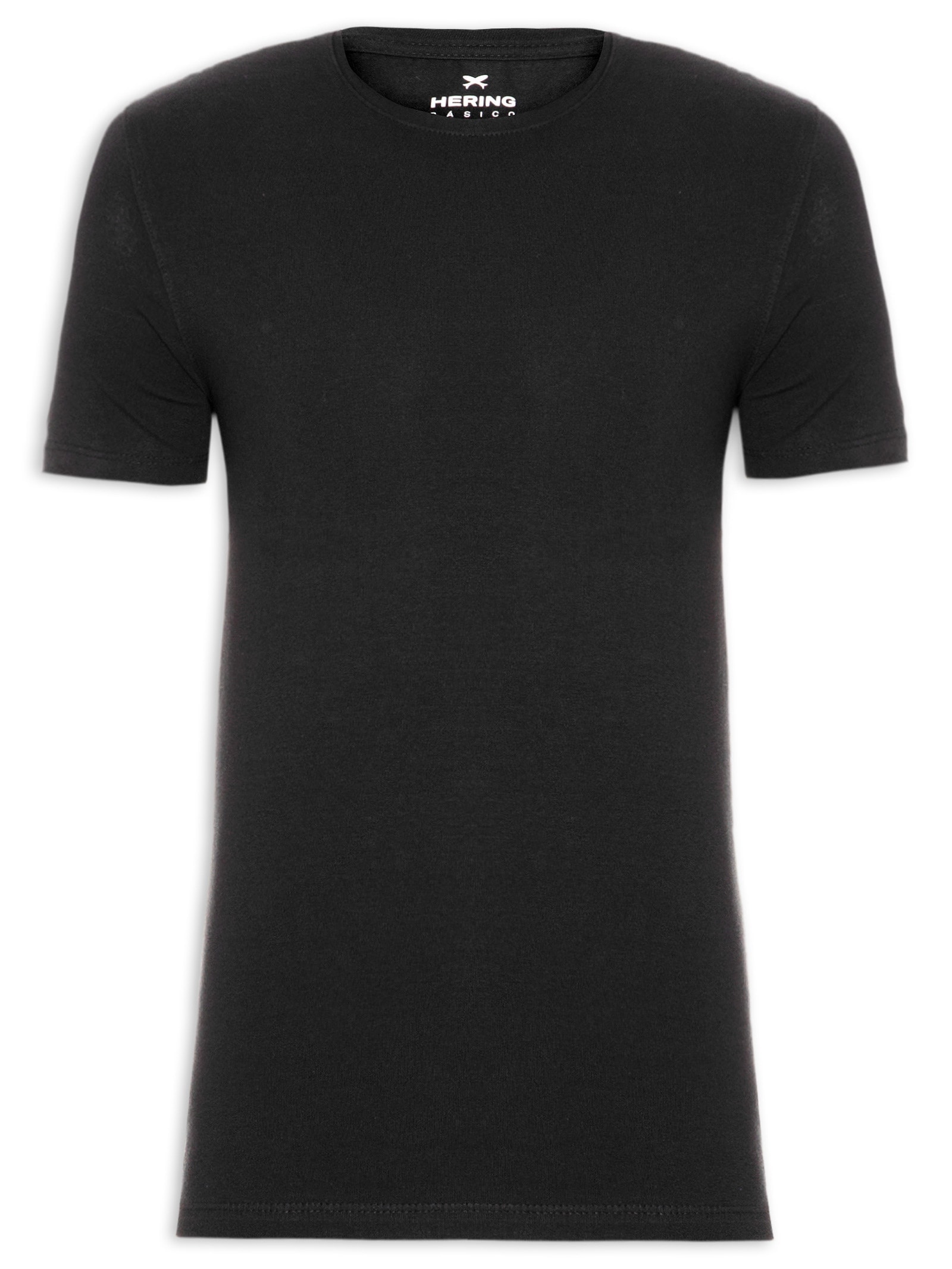 Camiseta Masculina Manga Curta Preto Hering