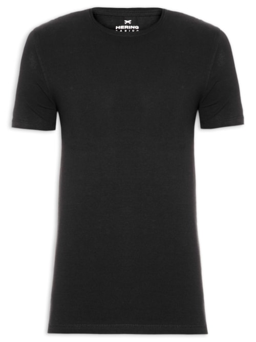 Camiseta Masculina Manga Curta - Preto