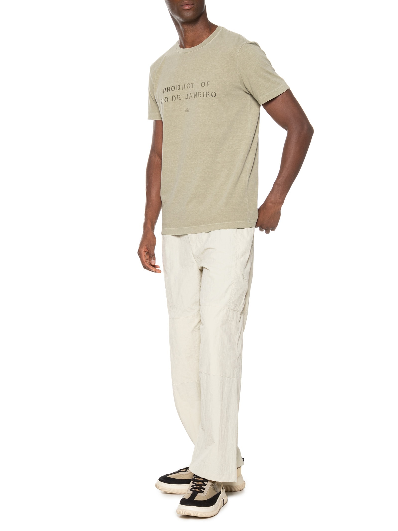 Camiseta Masculina Manga Curta  Product Of RJ Marrom Osklen