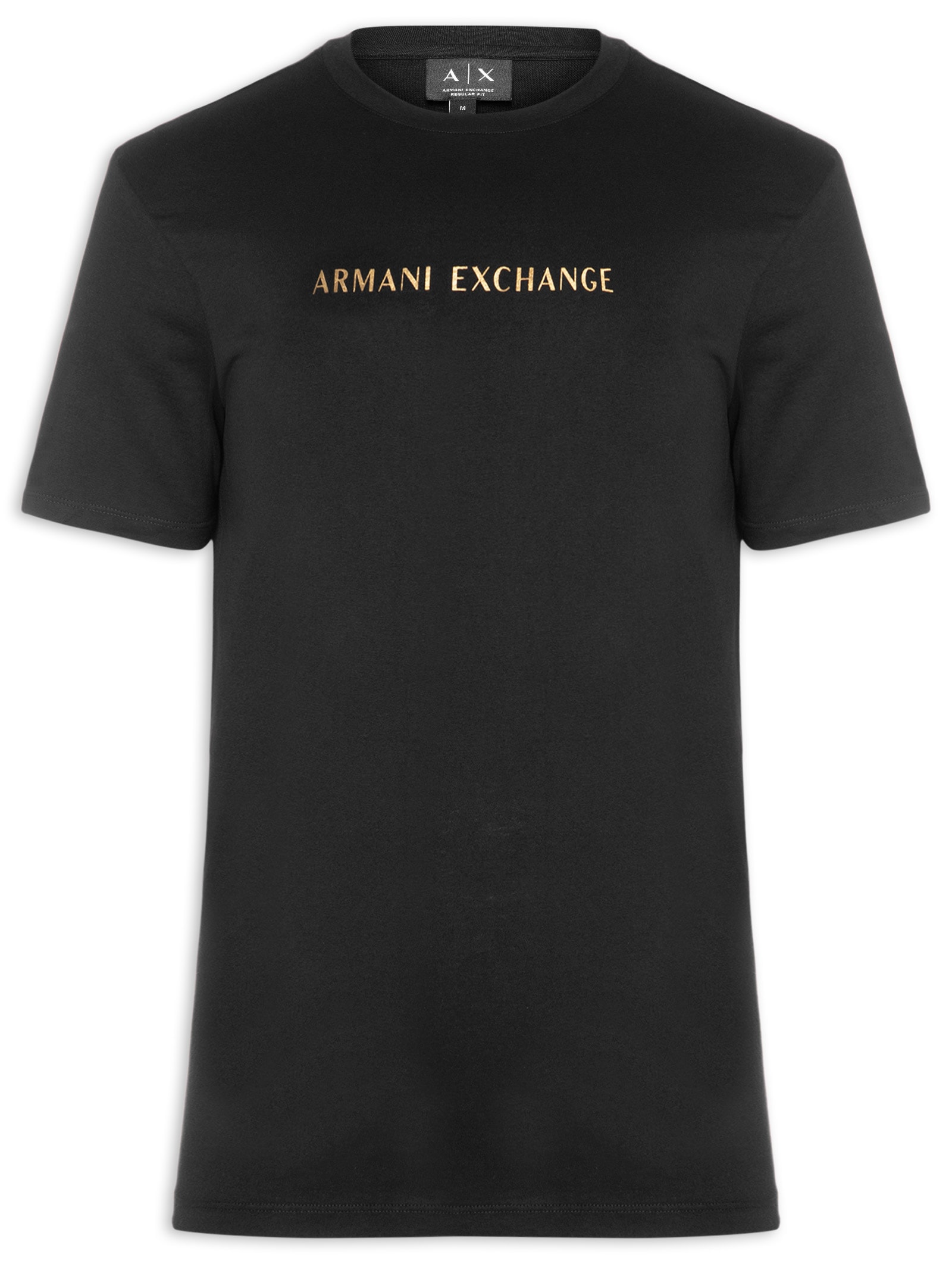 Camiseta Masculina Manga Curta Ramadan Light Preto Armani Exchange
