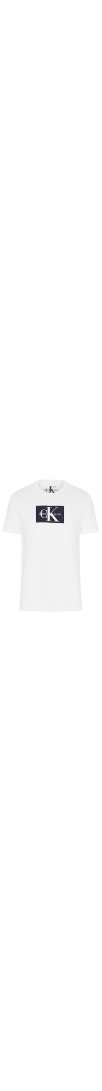 Camiseta Masculina Manga Curta Re Issue Retangulo - Branco