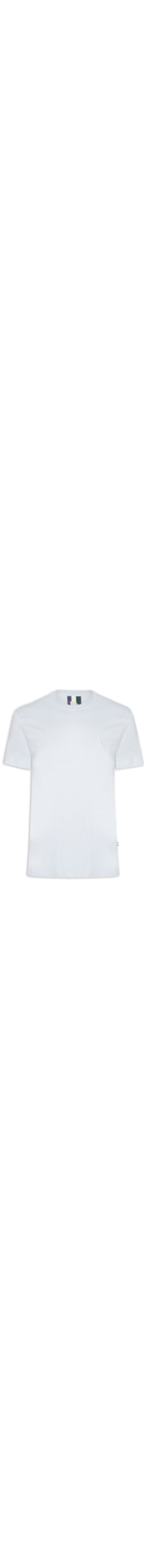 Camiseta Masculina Manga Curta Regular Mescla Touch - Azul