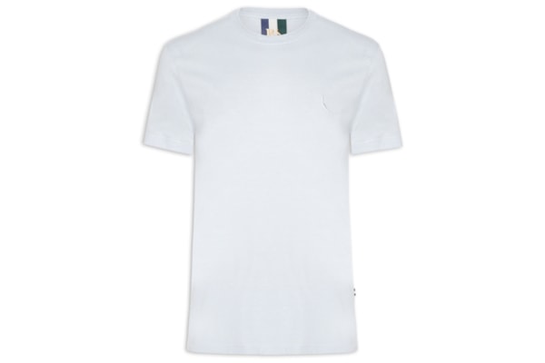 Camiseta Masculina Manga Curta Regular Mescla Touch - Azul