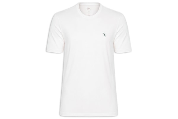 Camiseta Masculina Manga Curta Regular Vento - Off White
