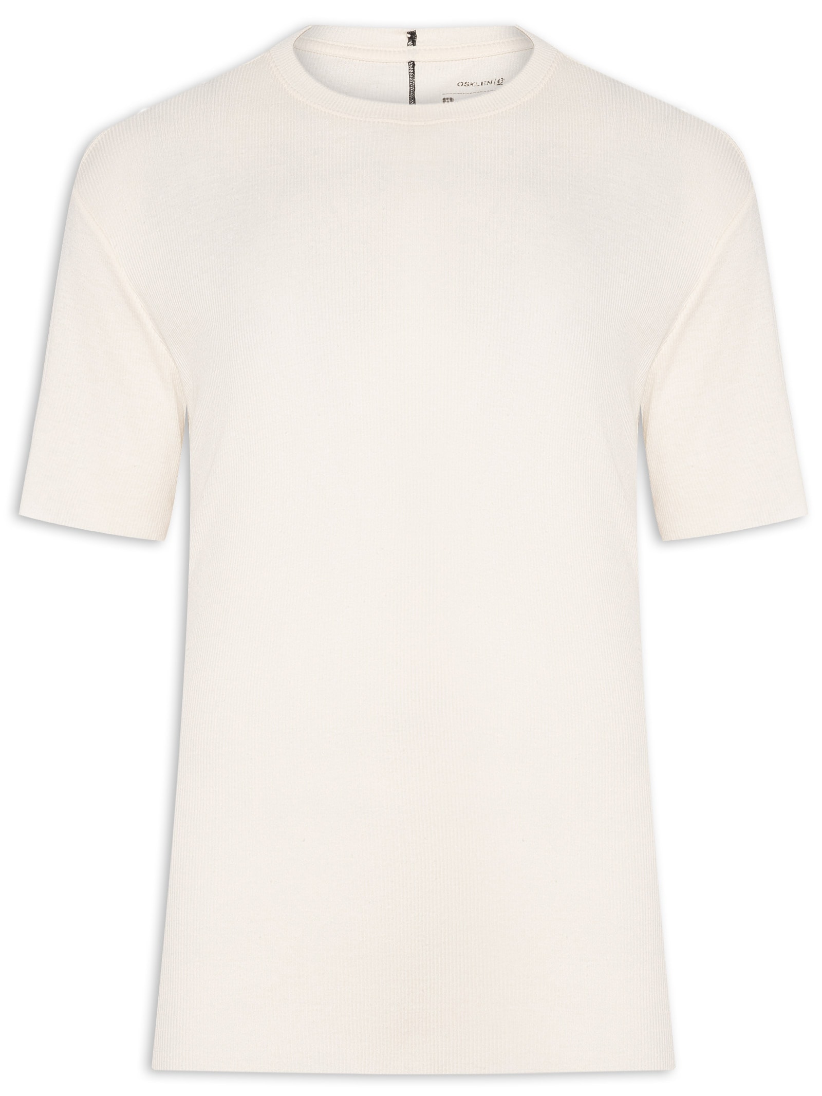 Camiseta Masculina Manga Curta Ribana Light Off White Osklen